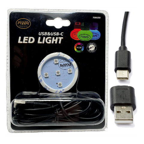 RGB USB and USB-C LED Light Base